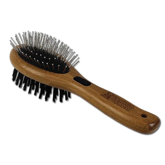 Alcott Bamboo Groom Oval Brush for Pets