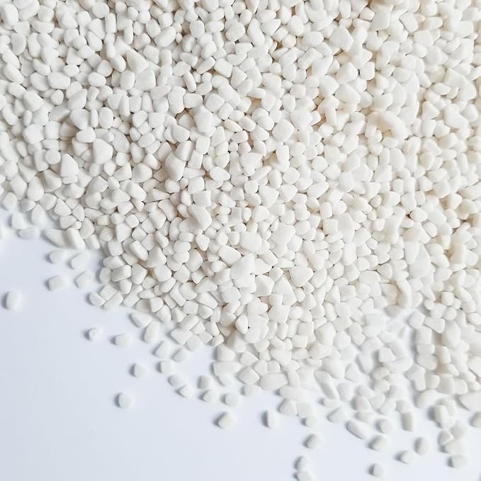 300 LBS Natural Gravel for Fish Tank, StoneCreek Betta Fish Aquarium Gravel, Vase Filler, River Rocks, Fish Tank Decorations, Perfect for Aquarium Decor, Fish Tank, Indoor Plant, White