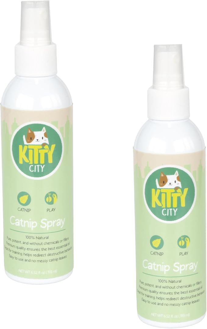 Kitty City Cat Premium Natural Catnip Collection, Spray