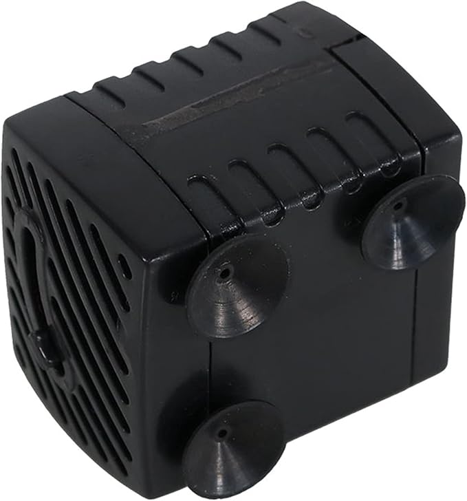 Sunnydaze 40GPH Submersible Fountain Pump with Multicolor LED & Transformer | 12V Small Fountain Pump with Adjustable Flow Rate, 6' Cord & 1.6' Lift, Water Pump for Small Fountains, Bird Baths, Aquariums
