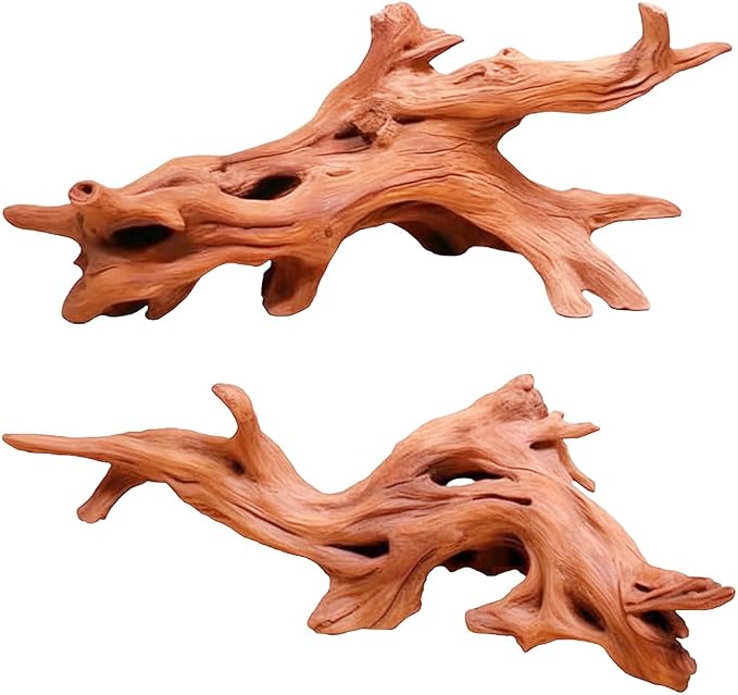 Large Natural Driftwood Decor for Aquarium Fish Tank, 2 Pieces 10-15” Branches