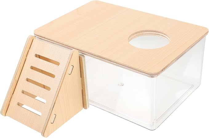 KESYOO 2pcs Acrylic Hamster Bath Box Gerbils Bath Sand Tub for Hamsters Chinchilla Dust