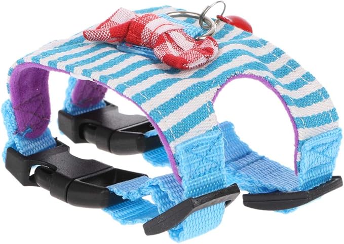 Bow Small Pet Leash Harness Vest Adjustable Comfortable Walking Training for Chinchilla Hamster