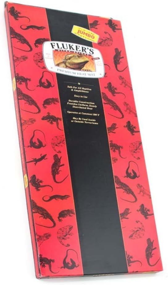 Fluker's Premium Heat Mat for All Reptiles and Amphibians, Jumbo 29"x11"