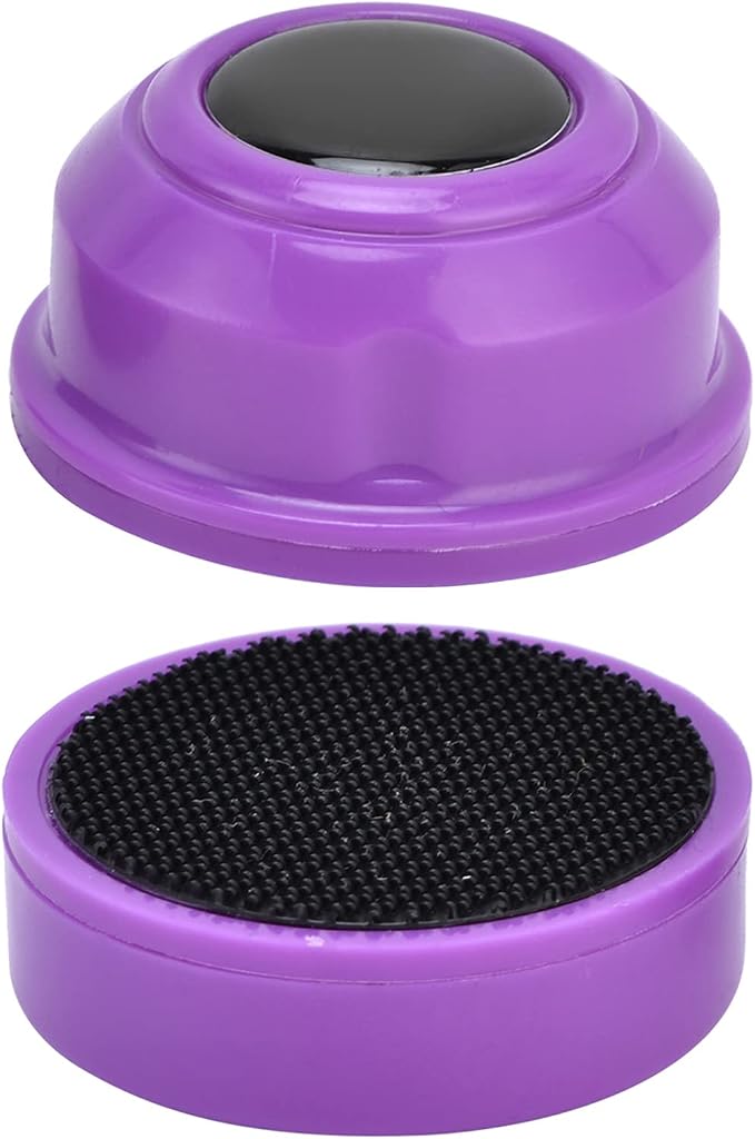 Tyenaza Aquarium Magnetic Cleaner, Fish Tank Brush Aquarium Algae Scraper Glass Cleaning Brush Scrubber(Purple)