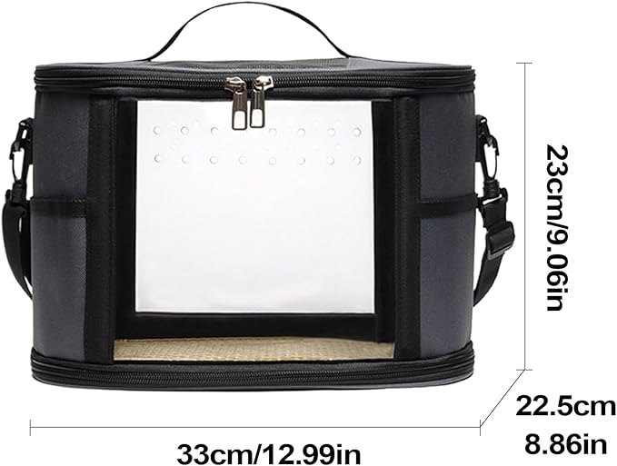 Bird Travel Carrier – Parrot Shoulder Bag, Small Pet Travels Backpack, Lightweight Portable Bag | Convenient Travel Accessory, Safe Carrier for Cockatiel Budgies Parrot Hamster