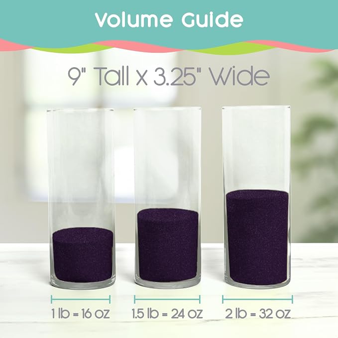 Marine Unity Sand, 1 LB (16 oz), Dark Navy Blue Colored Sand for Weddings, Vase Filler, Home Décor, Crafts, Terrariums, and More