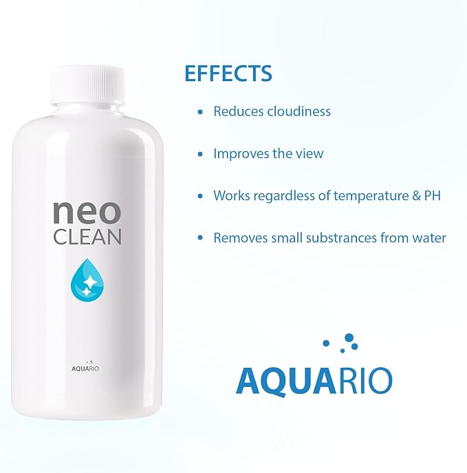 Aquario Neo Clean - Crystal Clear Water Treatment for Freshwater Aquariums - Removes Cloudiness Efficiently - Water Conditioner for Aquarium Tank - 1000ml