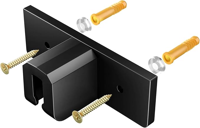 FXW Fence-to-Wall Anchors (Pack of 4) for AuraSpace Playpen – Accessory Only, Safely Expand Your Dog’s Play Area, Fits 24" H Acrylic Playpen, Black
