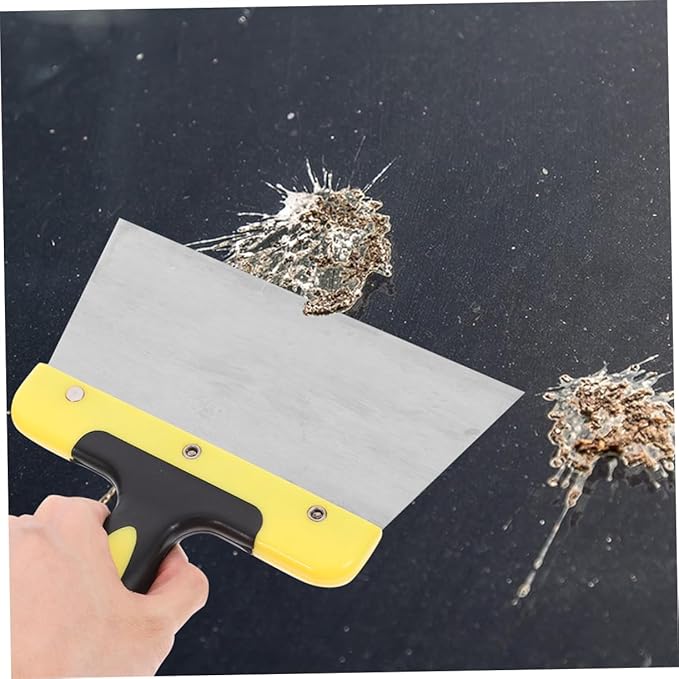 SUPVOX Bird Cage Cleaning Scraper Bird Droppings Remover Long Stainless Steel