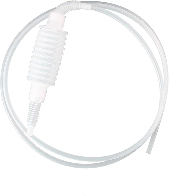 Aquarium Vacuum Siphon and Gravel Cleaner, Manual Hand Pump Water Changer with Tiny Tube for Small Nano Fish Tank, Betta Shrimp Maintenance(Small)