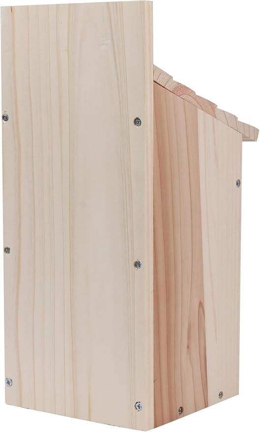 2 Pack Bird Houses for Outside,Blue Bird Box House for Outside,Cedar Finch Swallow Wren Hummingbird Birdhouse,DIY