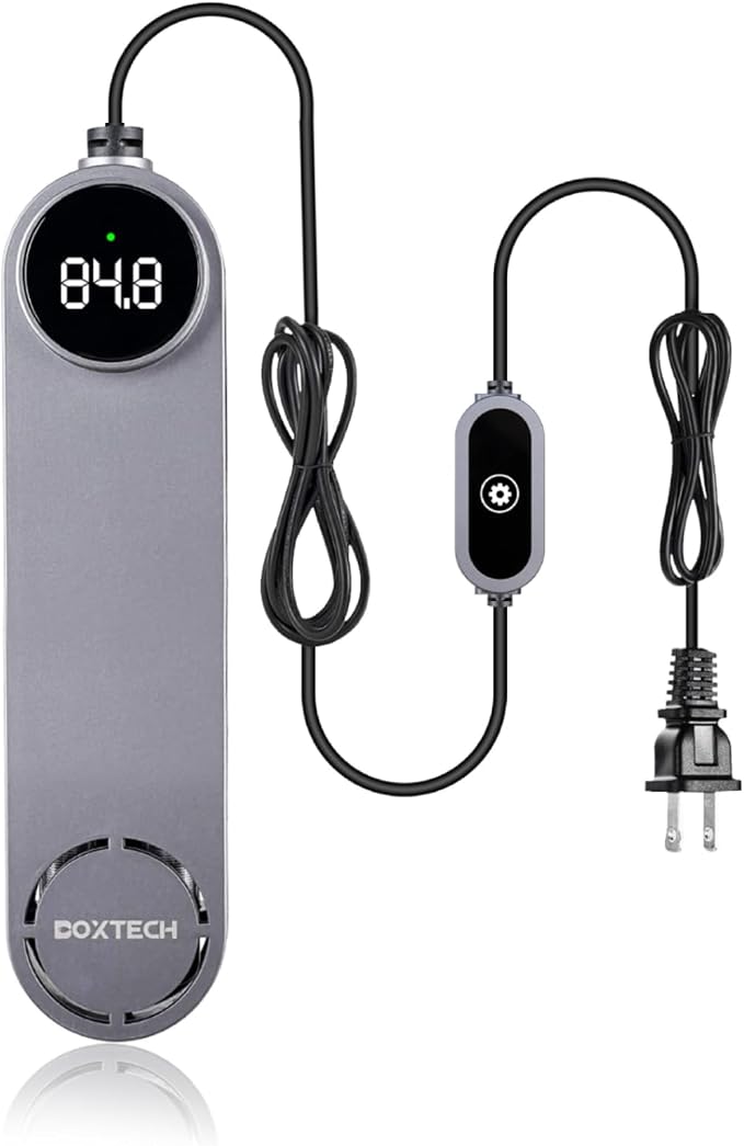 200W Aquarium Heater, Digital Fish Tank Heater | 20-40 Gal, External Controller, Explosion-Proof, Dry-Run Protection, Betta