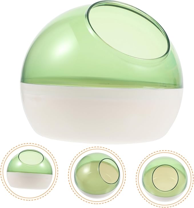 BESPORTBLE Hamster Sand Bath Tub Shower Box for Small Animals Gerbil and Chinchilla Dust Bath Easy to Clean and Store Bathing for Pet