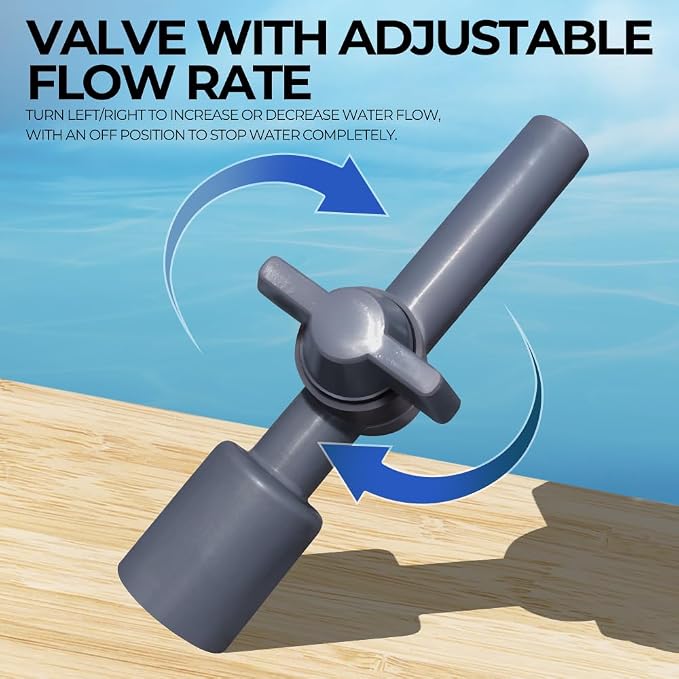 6.23ft Aquarium Siphon Vacuum Cleaner for Aquariums, Clean Gravel & Sand | Fish Tank Cleaner, Gravel Vacuum for Aquarium, Aquarium Siphon, Aquarium Vacuum, Water Changer, Fish Tank Siphon