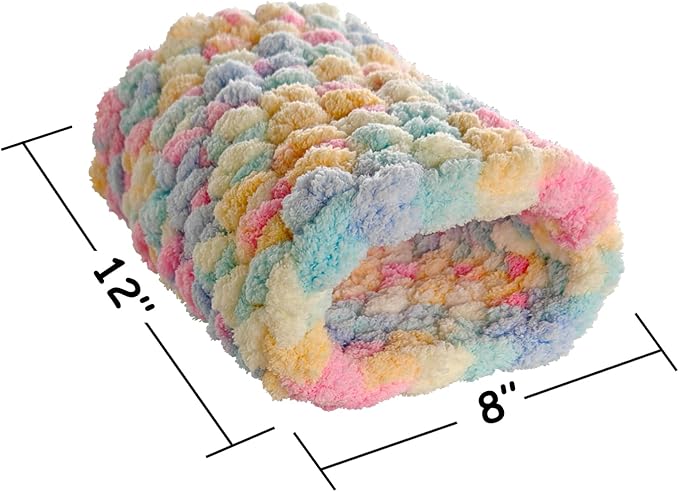 Handmade Soft Plush Fleece Crochet Guinea Pig Bed and Tunnel Hideout, Small Animal Cuddle Tunnel for Hedge Hogs, Rats, Pet Lover Gift Idea.
