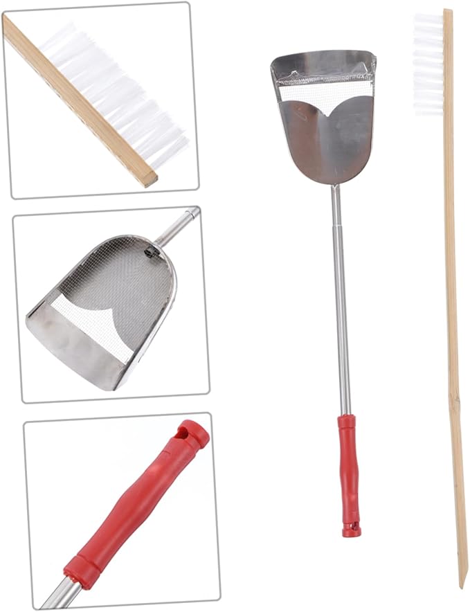DOITOOL 6pcs Bird Cage Cleaning Tool Set Parrot Cage Brush and Shovel for Easy Cleanup Daily Use for Pet Owners and Convenient Supplies for Environment