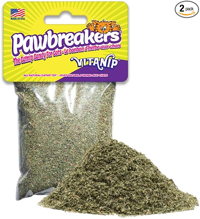 Pawbreakers® Vitanip® Catnip Cat Treats & Toys - Diamond V® Feline Nutritional Supplement – Safe & postbiotic Catnip for Cats | Cat Treats | Made in USA