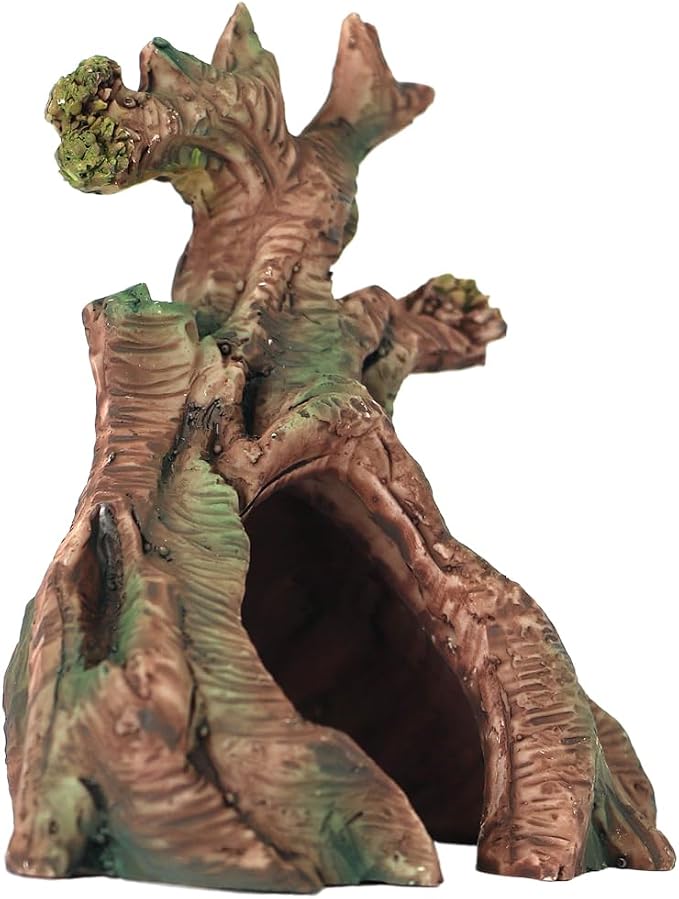 Resin Aquarium Driftwood for Aquarium Decor Reptile Tank Decoration,Sunken Wood for Fish Tanks & Reptile Terrariums,Reptile Hideout Hide cave,Perfect for Fish,Lizards,Turtles,Geckos,Tortoises