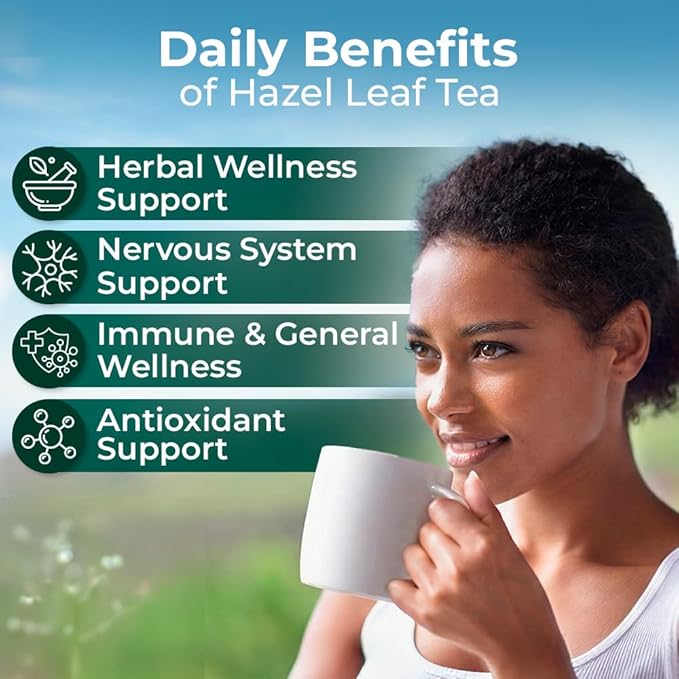 2 oz. Hazel Leaf Herbal Tea (Folium Coryli avellanae) – 56g Dried Hazel Leaf Tea Hojas de Avellano