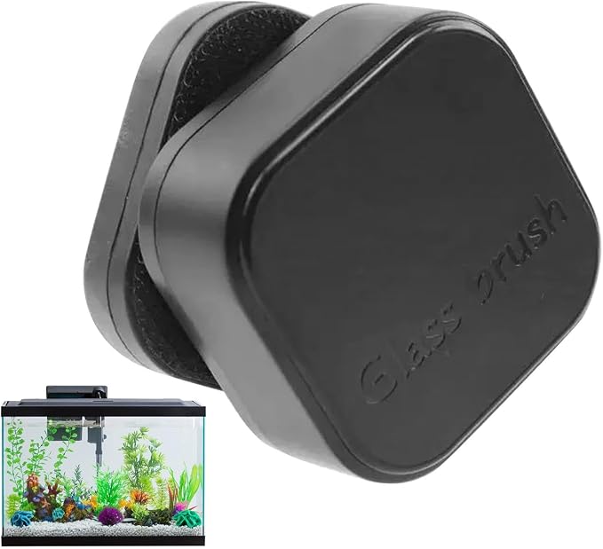 Fish Tank Glass Cleaner Magnet Magnetic Scrubber Pads Fish Tank Cleaner | Scrubber Aquarium Cleaning Tool Remover Supplies for Reef, Terrarium, Goldfishes, Turtle