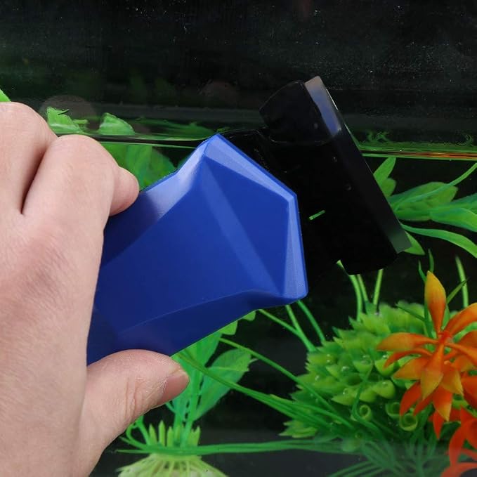 Magnetic Aquarium Fish Tank Glass Algae scrapers,Glass Cleaner Scrubber,Clean Brush,Fish Tank Clean Brush Glass Algae Scraper Magnetic Cleaner Scrubber Clean Tool
