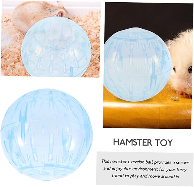 Hamster Balls Large Exercise Toy 10cm Pet Running Balls Track for Chinchilla Guinea Pig Gerbil