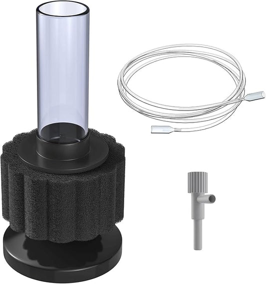 Pawfly Aquarium Sponge Filter, Mini Sponge Filter Kit with Airline Tubing and Control Valve for Small Fish Tank up to 3 Gallon