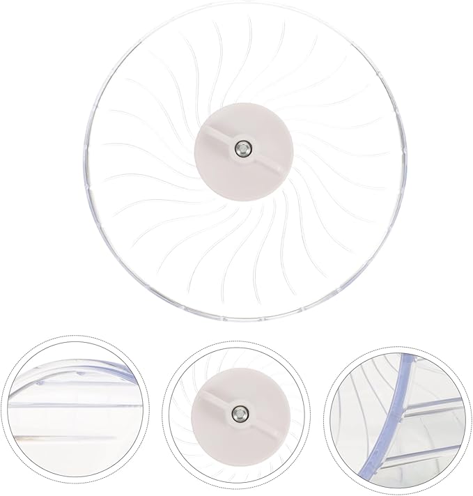 Toyvian Silent Hamster Wheel 5.51 Inch Running Wheel for Small Pets Including Hamsters Guinea Pigs Chinchillas and Gerbils Smooth Edges Low Noise Exercise Toy for Cage