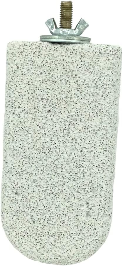 Shelltech Pumice Lava Ledge for Birds, Chinchillas, Hamsters, Parrots - Teeth & Beak Grinding Block - 1 Pack
