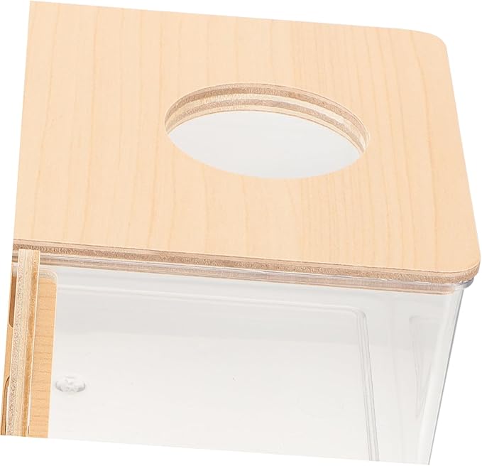 KESYOO 2pcs Acrylic Hamster Bath Box Gerbils Bath Sand Tub for Hamsters Chinchilla Dust