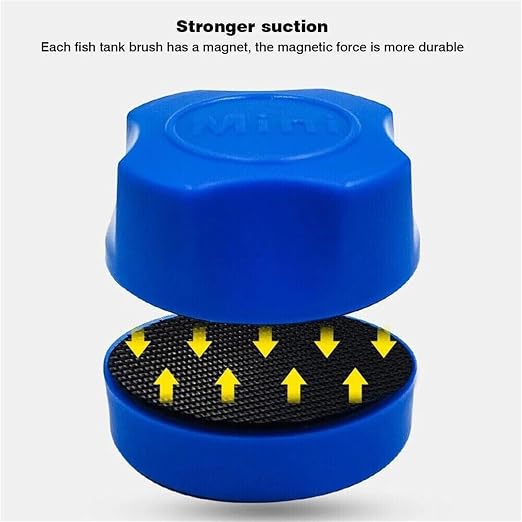 Magnetic Fish Tank Scraper Cleaning Brush, Magnet Brush Scrapers (No Floating) Accessory