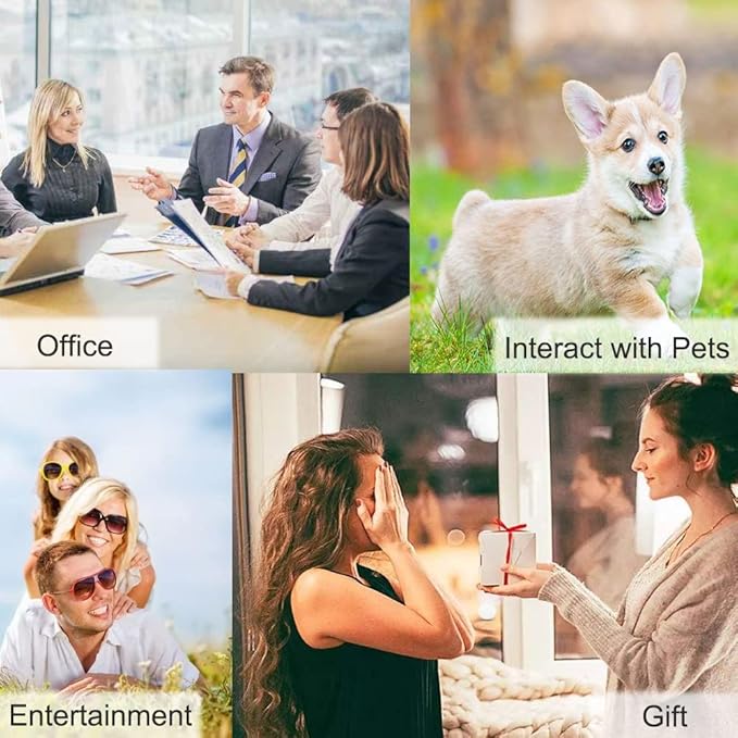 8 Color Voice Recording Button, Dog Buttons for Communication Pet Training Buzzer, 30 Second Record & Playback, Funny Gift for Study Office Home - 8 Color Packs