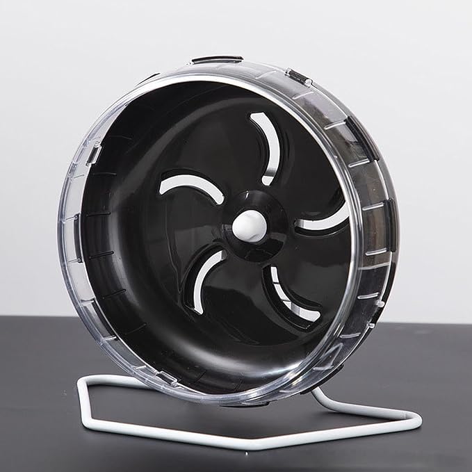 Silent Hamster Wheel, YAOBVIS 8.5 Inch Quiet Hamster Exercise Wheel Running Wheels with Adjustable Stand for Hamsters Gerbils Mice and Small Pet