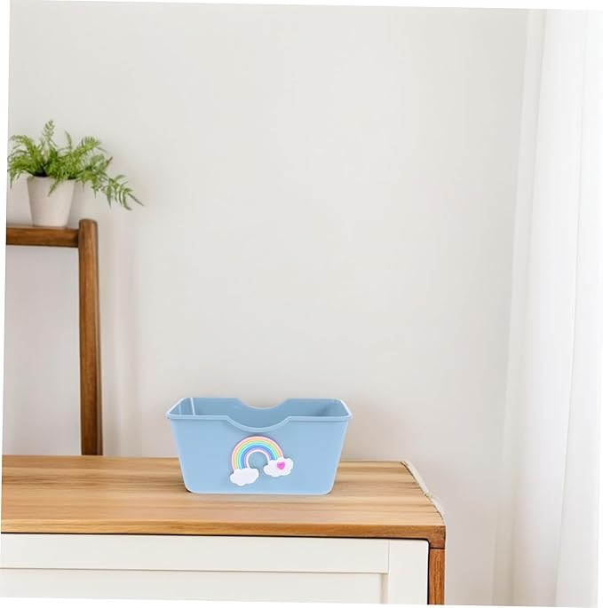 Yardwe Stylish Hamster Shower Dust Bath Small Pet Toilet Hamster Bathtub Elevated Litter Box for Gerbils Chinchillas