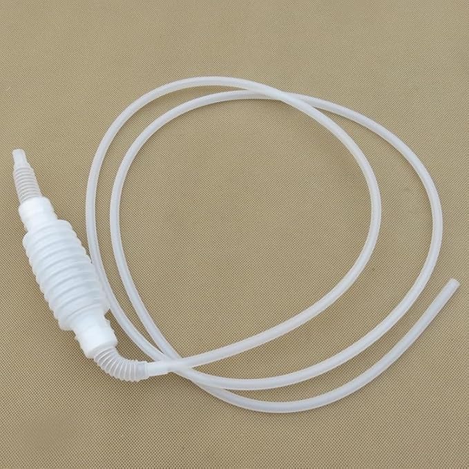 Aquarium Vacuum Siphon and Gravel Cleaner, Manual Hand Pump Water Changer with Tiny Tube for Small Nano Fish Tank, Betta Shrimp Maintenance(Small)