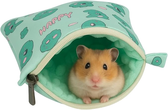 Small Pet Carrier Bag with Soft Minky Dot Lining, Breathable & Waterproof Travel Pouch for Leopard Geckos, Hamsters, Small Reptiles and Small Animals – All-Season Use