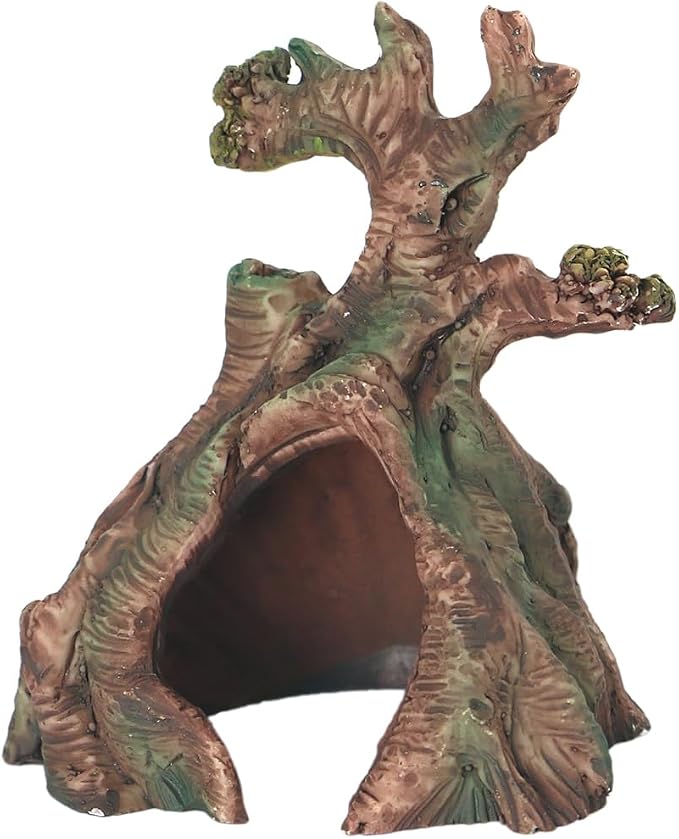 Resin Aquarium Driftwood for Aquarium Decor Reptile Tank Decoration,Sunken Wood for Fish Tanks & Reptile Terrariums,Reptile Hideout Hide cave,Perfect for Fish,Lizards,Turtles,Geckos,Tortoises