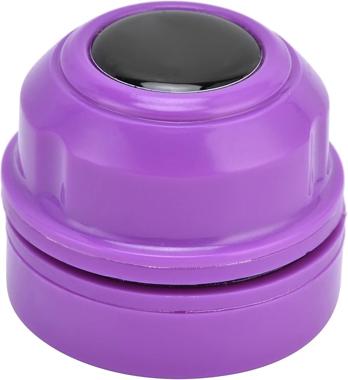 Tyenaza Aquarium Magnetic Cleaner, Fish Tank Brush Aquarium Algae Scraper Glass Cleaning Brush Scrubber(Purple)