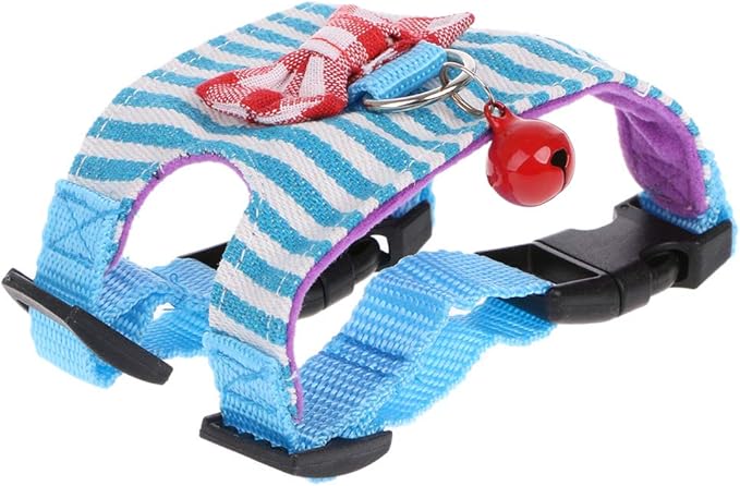 Bow Small Pet Leash Harness Vest Adjustable Comfortable Walking Training for Chinchilla Hamster