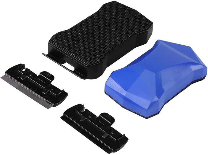 Magnetic Fish Glass Cleaner Scraper with Interchangeable Blades Aquarium Algae Brush Tool for Freshwater Saltwater Tanks