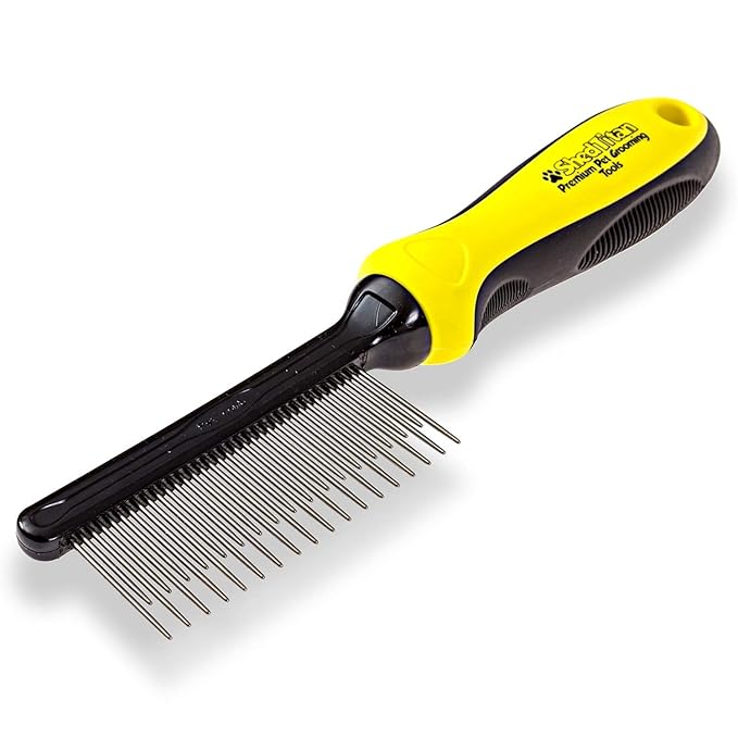 Doodle Brush Slicker for Dogs - Self Cleaning Dog Brush for Poodles, Goldendoodle Grooming Kit with Detangler Comb