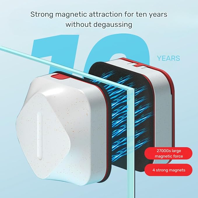 Magnetic Fish Tank 2-in-1 Clean Brush & Feeding Ring Eco Care Kit Aquarium Dirt Remover for Small Glass