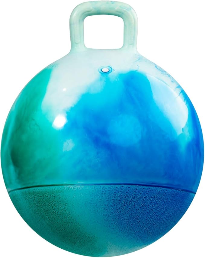 Hopper Ball, Clouds Hopping Toys for Kids, 22 Inch Bouncy Ball with Handle, Inflatable Bouncing Hoppity Hop Toys for Boys and Girls Gifts