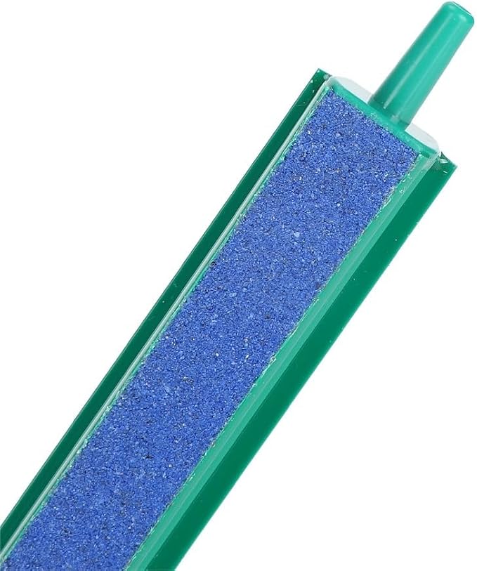 Green Air Stone Bar Fine Bubble Diffuser for Aquarium Air Pump Even Oxygenation and Heat Dissipation(20CM)