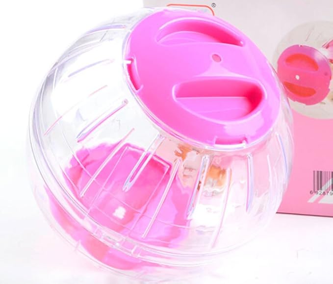 emours Pets Small Animals Run-About Mini 4.7inch Exercise Balls for Dwarf Hamsters,Pink