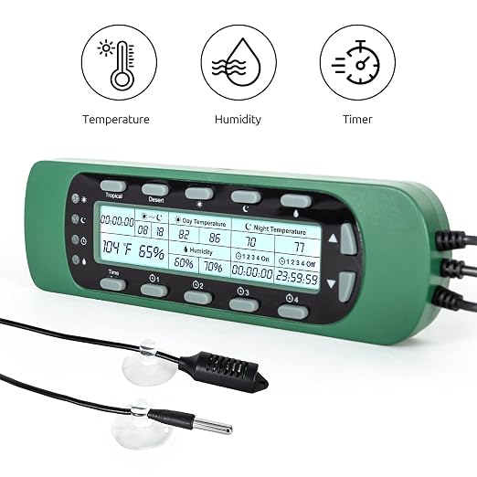 Repti Zoo Digital Reptile Thermometer Hygrometer Controller THC15N