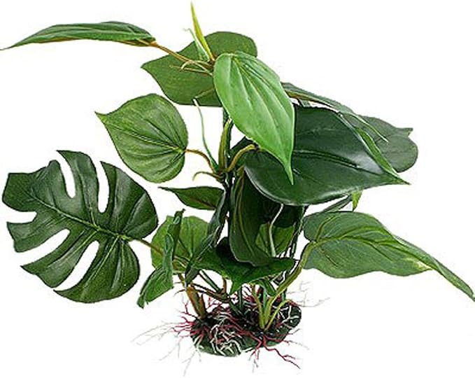 CNZ® Aquarium Fish Tank Green Lifelike Underwater Plastic Plant Aquatic Water Grass Decor (Large, 13-inch) | Lifelike, Plastic, Aquatic Water Grass Decor
