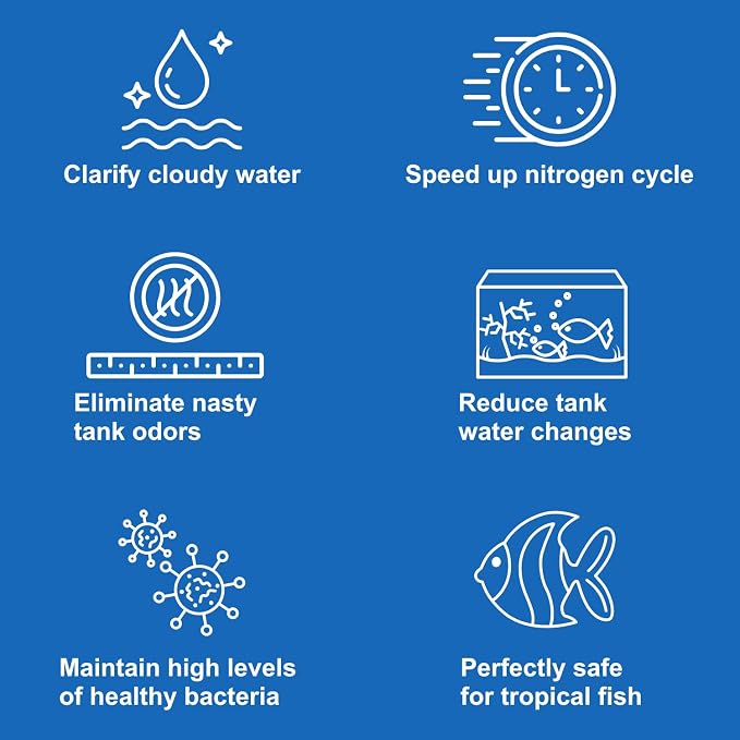 EcoBio-Block Aquarium Water Clarifier (Medium, 15–40 gal) | Volcanic Rock — Lasts Up to 2 Years — No Weekly Additives — Long-Term Water Balance — Safe for Fish, Shrimp, Frogs & Turtles