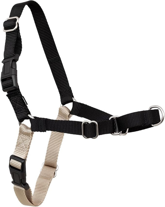 PetSafe Easy Walk No-Pull Dog Harness - The Ultimate Harness to Help Stop Pulling - Take Control & Teach Better Leash Manners - Helps Prevent Pets Pulling on Walks - Large, Black